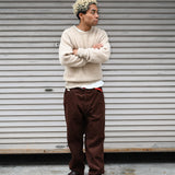 LOOSE Corduroy Maron brown