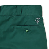 Welder's Stitch Loose Fit Work Shorts Work Green