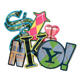 PLAID IRON ON PATCHES