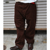 LOOSE Corduroy Maron brown