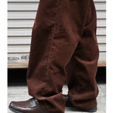 LOOSE Corduroy Maron brown
