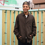 Daily Shirts Brown Glen Check