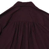 SIDE SLIT SHIRT Burgundy