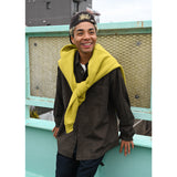 Daily Shirts Brown Glen Check