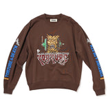 TORTURE & DEATH Crew neck sweat Brown