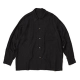 Cupro Regular collar L/S shirts Brown