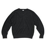 L/S V Neck Black