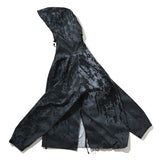 Rain Jacket Raindrops Gray