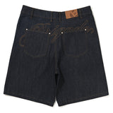 Studded Denim Shorts