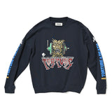 TORTURE & DEATH Crew neck sweat Navy