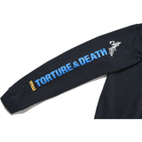TORTURE & DEATH Crew neck sweat Navy