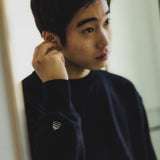 NEW RIVER WAVE CREW NECK Black