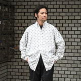 BELL COMMONS SHIRT 総柄White