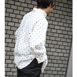 BELL COMMONS SHIRT 総柄White