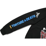 TORTURE & DEATH Crew neck sweat Black