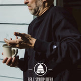 NEW RIVER WAVE CREW NECK Black