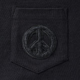 PEACE POCKET S/S TEE Black