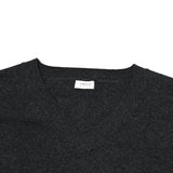 L/S V Neck Black