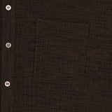 Crepe knit Shirt Brown