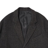 SILK NAPPED TWEED OVER JACKET D.Brown