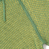 DOUBLE LAYER MESH KNITTED HOODIE