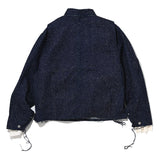 NEEDLE SILK DENIM COVERALL Indigo