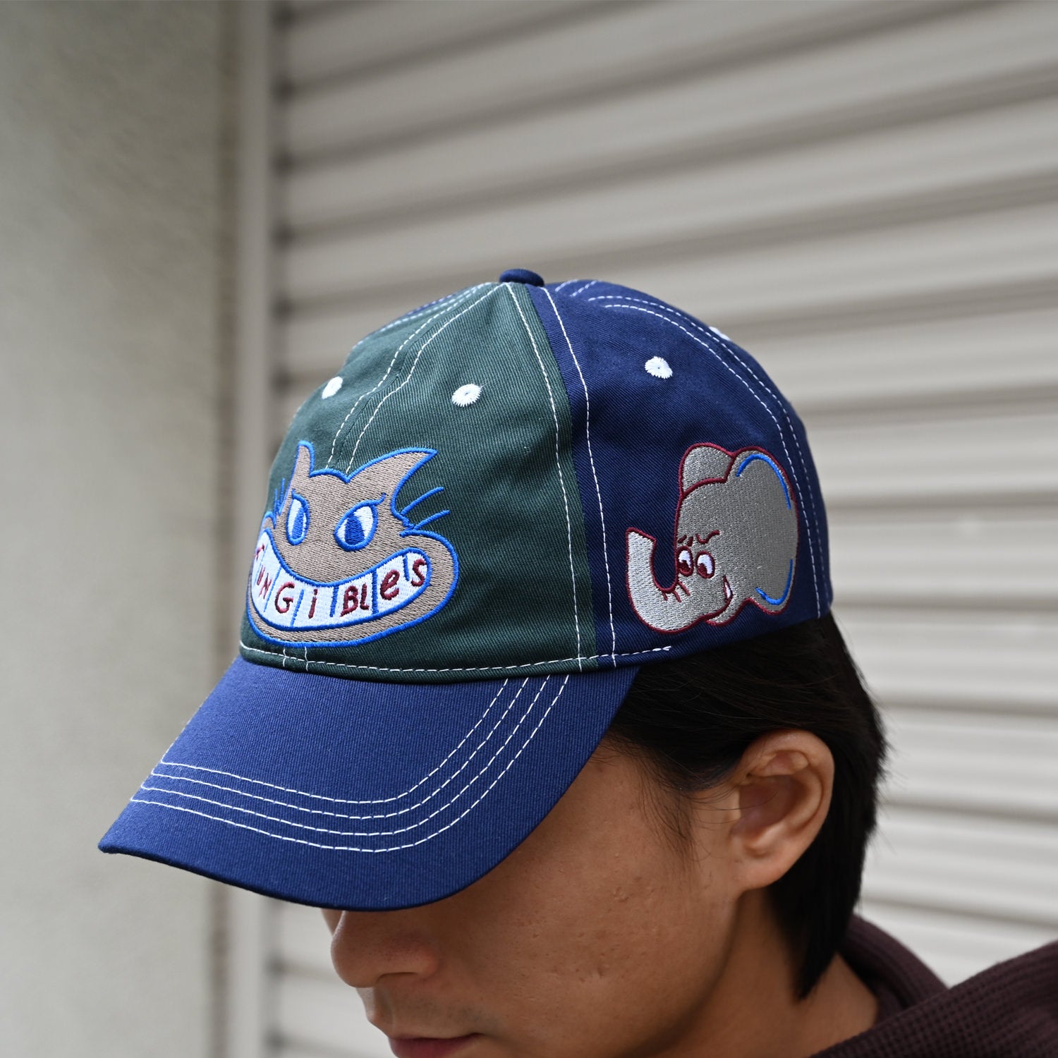 帽子 Apolina Juni Velvet Cap - Blue Pebble PERSONALITY CAP – SUPPLY TOKYO