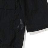 Sheer Hooded Jacket Black