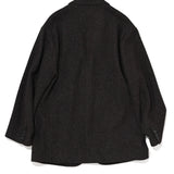 SILK NAPPED TWEED OVER JACKET D.Brown