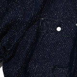 NEEDLE SILK DENIM COVERALL Indigo