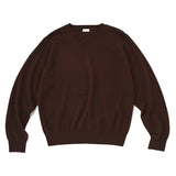 L/S V Neck Brown