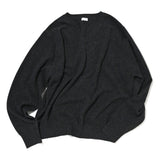 L/S V Neck Black