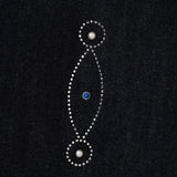 Studded Denim Shorts