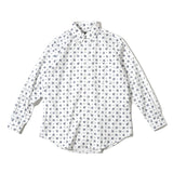BELL COMMONS SHIRT 総柄White