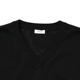 Washi V/N knit T-shirts - Black