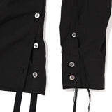 SIDE SLIT SHIRT Black