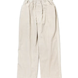 Grid Cord Slacks Ivory