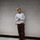 LOOSE Corduroy Maron brown