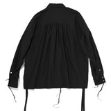 SIDE SLIT SHIRT Black