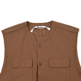SLEEVELESS SHIRT Brown