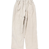 Grid Cord Slacks Ivory