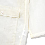 Sheer Hooded Jacket White
