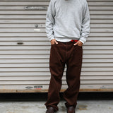 LOOSE Corduroy Maron brown