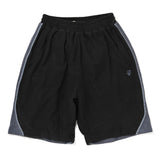 GRID FLEECE SHORTS Black