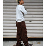 LOOSE Corduroy Maron brown