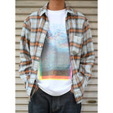 Planet L/S tee White