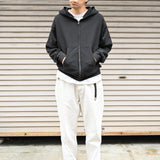Daily Zip Hoody Black