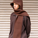 Wool Hood Scarf