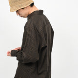 Daily Shirts Brown Glen Check