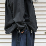 SIDE SLIT SHIRT Black